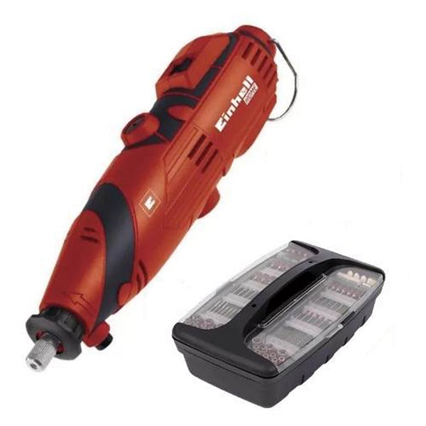 Minitorno Einhell TH-MG135E. Con 189 accesorios para tu taller u hogar.